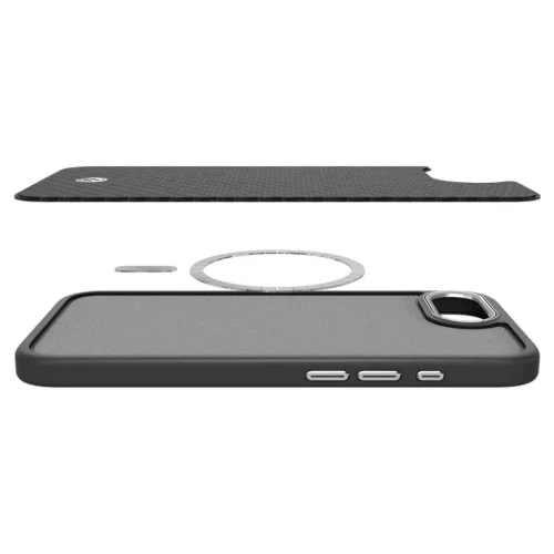  iPhone 16e Matt Fekete Spigen Enzo Aramid Mag Magsafe tok-8809971239837 10 kép