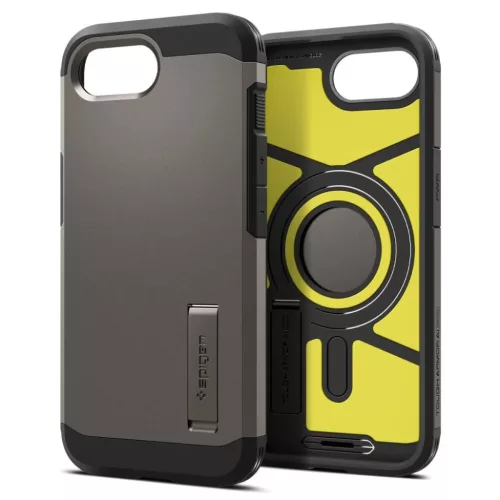  iPhone 16e Spigen Tough Armor Mag Magsafe szürke gunmetal tok-8809971239660 2 kép