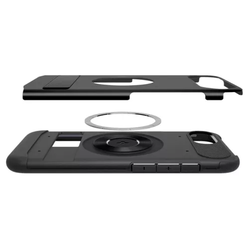  iPhone 16e Spigen Slim Armor Mag Magsafe fekete tok-8809971239592 7 kép