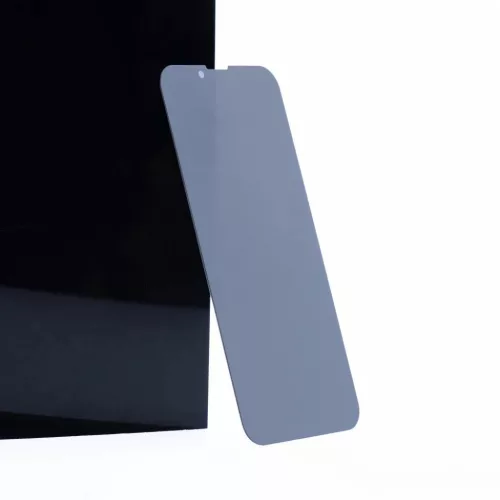  iPhone 13 / 16e/17e 5D Teljes Ragasztós Edzett Üveg - (Privacy) fek-5903396143496 6 kép