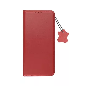 iPhone 16e/17e Smart Pro bordó fliptok bőr