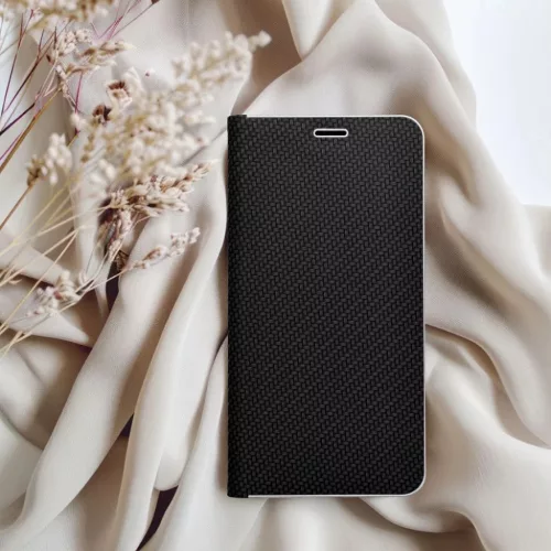 LUNA Fliptok Carbon Xiaomi Redmi Note 14 4G fekete tok-5903396374869 5 kép