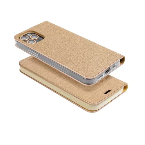 LUNA fliptok arany Xiaomi Redmi Note 14 4G tok-5903396374913 5 kép