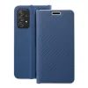 LUNA Carbon fliptok SAMSUNG Galaxy A52 5G / A52 LTE (4G) / A52s 5G kék tok
