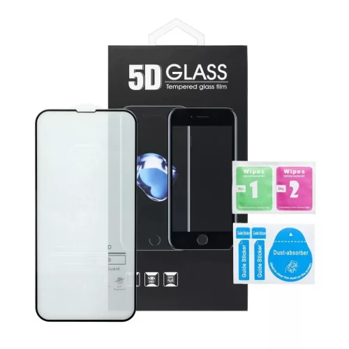 5D Teljes Ragadású Edzett Üveg - Huawei P Smart 2019 fekete üvegf�-5901737953193 4 kép
