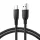 Joyroom Multi-Color Series SA34-AC6 USB-A / USB-C Kábel 100W Gyors Átvitellel 1m - Fekete