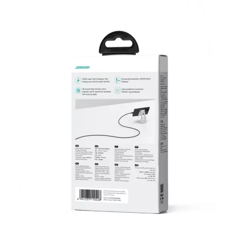 Joyroom Multi-Color Series SA34-AC6 USB-A / USB-C Kábel 100W Gyors Á-6941237110428 3 kép