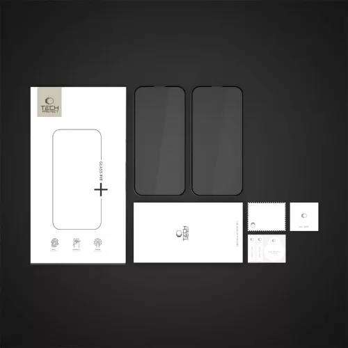 iPhone 16e Edzett Üvegfólia Tech-Protect Glass Fit 2db -5906302360123 5 kép