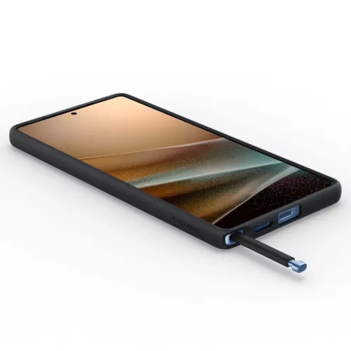  Samsung Galaxy S25 Ultra Fekete Szezám Spigen Nano Pop Mag Magsafe t-8809971238885 9 kép