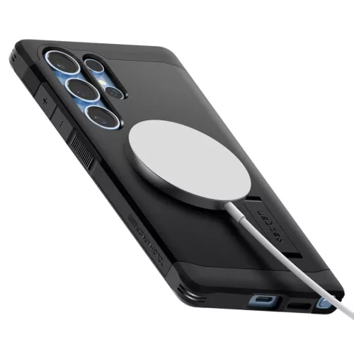  Samsung Galaxy S25 Ultra Spigen Tough Armor Magsafe fekete tok-8809971237956 8 kép