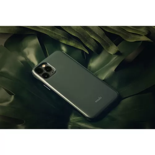 Moshi iGlaze iPhone 11 Pro keménytok, éjsötét zöld-4713057259081 4 kép
