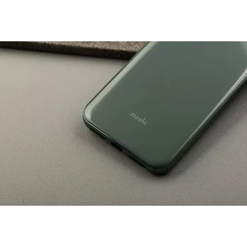 Moshi iGlaze iPhone 11 Pro keménytok, éjsötét zöld-4713057259081 7 kép