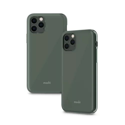 Moshi iGlaze iPhone 11 Pro keménytok, éjsötét zöld-4713057259081 10 kép