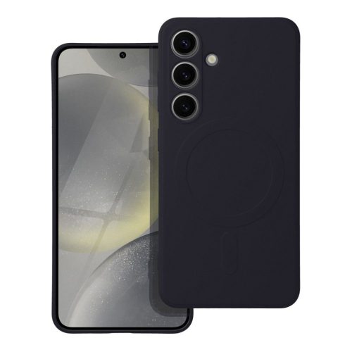 SILICONE MAG COVER tok kompatibilis MagSafe-val SAMSUNG A56 fekete-5903396359521 1 kép