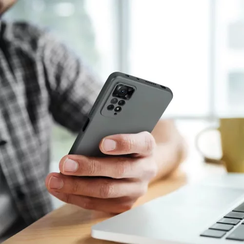 METALLIC tok XIAOMI Redmi NOTE 14 Pro Plus 5G szürke-5903396365577 8 kép
