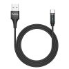 HOCO U76 Fresh USB - Type-C kábel 2A mágneses fejjel 1.2m fekete-6931474716729 3 kép