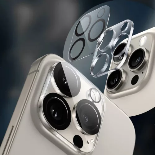 iPhone 16e Tech-Protect Cam Fit+ Kamera üvegfólia átlátszó-5906302360161 3 kép