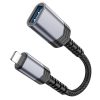 HOCO adapter iPhone Lightning 8-pin (férfi) USB (női) 3.0 UA24 feket-6942007608831 6 kép