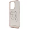  IPHONE 16 Pro rózsaszín KARL LAGERFELD tok KLHCP16LHKHDCELP (IML Rh-3666339352240 4 kép