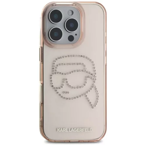  IPHONE 16 Pro rózsaszín KARL LAGERFELD tok KLHCP16LHKHDCELP (IML Rh-3666339352240 7 kép