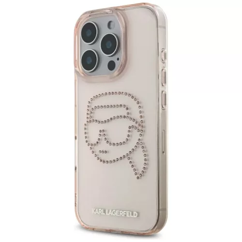  IPHONE 16 Pro rózsaszín KARL LAGERFELD tok KLHCP16LHKHDCELP (IML Rh-3666339352240 8 kép