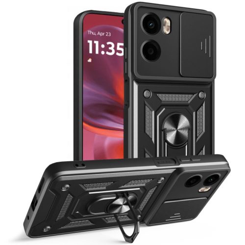 Tech-protect Camshield Pro Motorola Moto G05 / E15 Fekete tok-5906302361274 7 kép