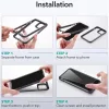  iPhone 12 Pro MAX fekete ESR Alliance tok + üvegfólia-4894240122358 2 kép