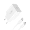 Tech-Protect Nc20w 1-portos hálózati töltő Pd20w + Type-C kábel f-5906302361588 2 kép
