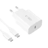 Tech-Protect Nc20w 1-portos hálózati töltő Pd20w + Type-C kábel f-5906302361588 3 kép