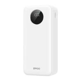 BWOO 22,5W 30000 mAh power bank LCD kijelzővel, fehér-6933654814966 2 kép