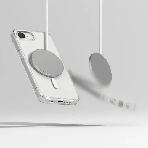 iPhone 16e Ringke Fusion Magnetic Magsafe átlátszó tok-8800293852605 4 kép