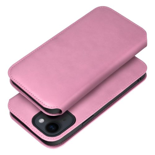 DUAL POCKET fliptok Xiaomi Redmi Note 14 Pro 5G / 14 Pro Plus 5G világos rózsaszín tok