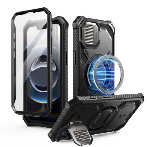 Supcase Iblsn Armorbox Mag Magsafe iPhone 16e fekete tok-843439157026 5 kép