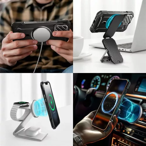  iPhone 16e fekete Supcase Ub Xt Mag Magsafe tok-843439157057 5 kép