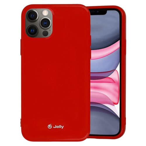 iPhone 12 Pro Max Jelly szilikon tok piros-5900217376293 5 kép