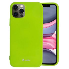 iPhone 12 Pro Max Jelly szilikon tok lime
