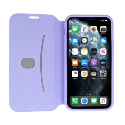 Samsung M21 Vennus Lite fliptok világos lila-5900217372066 3 kép