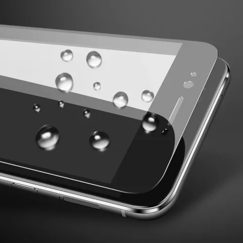  iPhone 12 Mini fekete keretes üvegfólia Wozinsky Flexi nano hybrid -9111201911604 5 kép