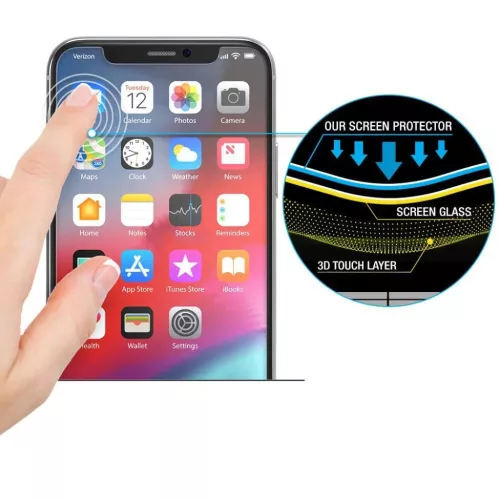 iPhone 12 Pro MAX HOFI GLASS PRO+ Hybrid temperált üvegfólia 9H 2.5-795787713952 4 kép