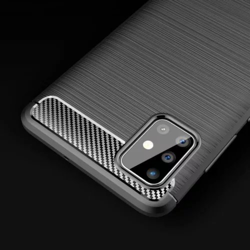 Tech-Protect Szénszál mintájú TPU tok Samsung M51 fekete-795787714072 4 kép