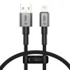 Tech-protect Ultraboost Dna Lightning Kábel 12w/2.4a 25cm Vas Szürke-5906302361731 1 kép