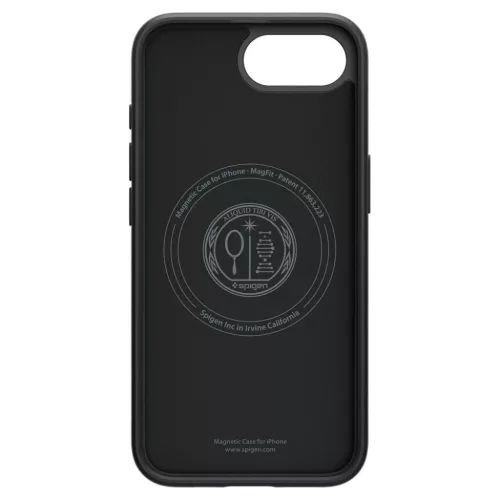  iPhone 16e /17e Spigen Liquid Air Mag Magsafe Matt Fekete tok-8809971239813 4 kép