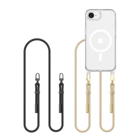 iPhone 16e - Tech-védő Flexair Lánc Magsafe Fekete és Taupe tok-5906302360345 1 kép