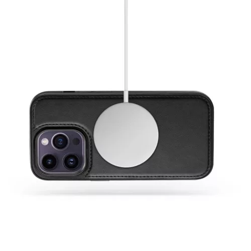 iPhone 16e/17e - Tech-protect Wallet Magsafe Matt Fekete tok-5906302360291 5 kép
