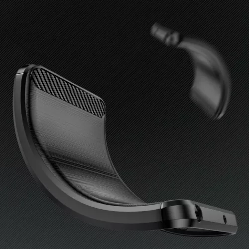 Tech-protect TpuCarbon Motorola Moto G05 / E15 Fekete tok-5906302361267 3 kép