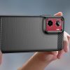 Tech-protect TpuCarbon Motorola Moto G05 / E15 Fekete tok-5906302361267 4 kép