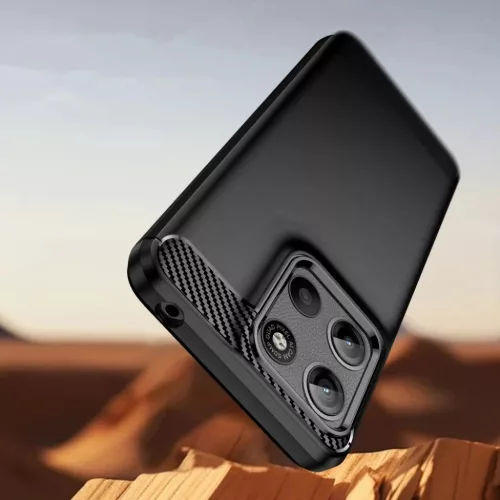 Tech-protect Tpucarbon Motorola Moto G15 / G15 Power Fekete tok-5906302361243 2 kép