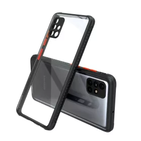 TECH-PROTECT Hybridshell Samsung M51 fekete/piros-795787715444 2 kép