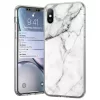 Xiaomi Redmi 8A fehér Wozinsky márvány mintás TPU tok-7426825377845 1 kép