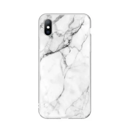 Xiaomi Redmi 8A fehér Wozinsky márvány mintás TPU tok-7426825377845 2 kép